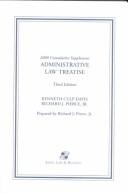Cover of: Administrative Law Treatise: 2000 Cumulative Supplement