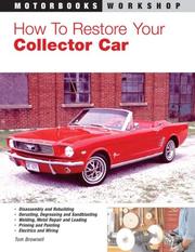 Cover of: How to Restore Your Collector Car