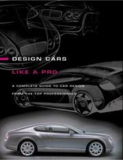 Cover of: How To Design Cars Like a Pro
