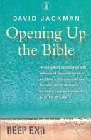 Opening up the Bible