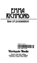 Cover of: Law of Possession