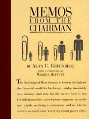 Memos from the Chairman by Alan C. Greenberg