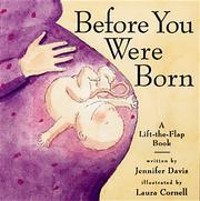 Cover of: Before you were born by Jennifer Davis