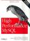 Cover of: High Performance MySQL