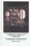 Contemporary German prose in Britain and France (1980-1999) : a case study of the significance of otherness in translation