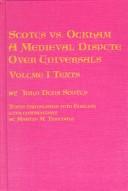 Cover of: Scotus Vs. Ockham: A Medieval Dispute over Universals : Texts (Studies in the History of Philosophy)