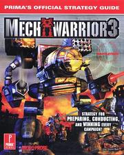 Cover of: MechWarrior 3: Prima's official strategy guide