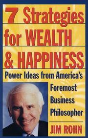 Cover of: 7 Strategies for Wealth & Happiness: Power Ideas from America's Foremost Business Philosopher