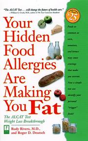 Cover of: Your hidden food allergies are making you fat