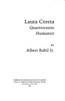 Cover of: Laura Cereta Ouattrocento Humanist