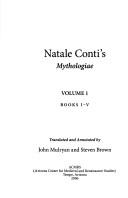 Cover of: Natale Conti's Mythologiae