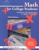 Cover of: Math for College Students: Arithmetic with Introduction to Algebra and Geometry