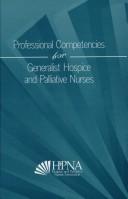 Cover of: Professional Competencies for Generalist Hospice and Pallative Nurses