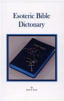 Cover of: Esoteric Bible Dictionary