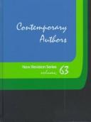 Cover of: Contemporary Authors New Revision, Vol. 63
