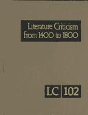 Cover of: Literature Criticism from 1400 to 1800 by Thomas J. Schoenberg