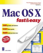 Cover of: Mac OS X Fast & Easy