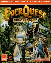 Cover of: EverQuest: The Ruins of Kunark (Prima's Official Strategy Guide)
