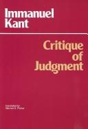 Cover of: Kant'S, Three Critiques: Critique of Pure Reason/Critique of Practical Reason/Critique of Judgment
