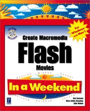 Create Macromedia Flash movies in a weekend