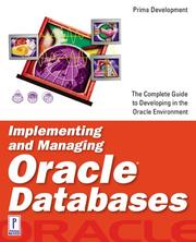 Cover of: Implementing and Managing Oracle Databases