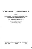 Cover of: A Perspective of Physics by Sir Harrie Stewart Wilson Massey