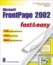 Microsoft FrontPage 2001 : fast & easy