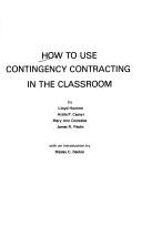 How to Use Contingency Contracting in the Classroom by Homme