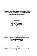 Horizons in Semitic studies : articles for the student