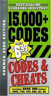 Cover of: Codes & Cheats Summer: Over 15,000 Secret Codes (Prima Official Game Guide)