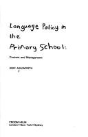 Language policy in the primary school : content and management