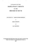 Catalogue of the Babylonian tablets in the British Museum. Vol.6, Tablets from Sippar 1