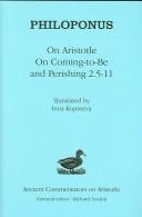 On Aristotle, On coming-to-be, and perishing 2.5-11