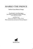 Cover of: Marko the Prince: Serbo-Groat heroic songs