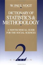 Dictionary of statistics & methodology : a nontechnical guide for the social sciences