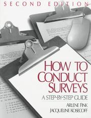 How to conduct surveys by Arlene Fink