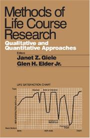 Cover of: Methods of Life Course Research: Qualitative and Quantitative Approaches