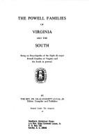 The Powell families of Virginia and the South by S. Emmett Lucas