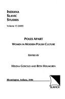 Cover of: Poles Apart: Women in Modern Polish Culture (Indiana Slavic Studies)