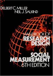 Handbook of research design and social measurement