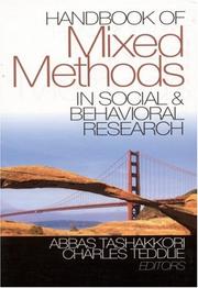 Handbook of mixed methods in social & behavioral research