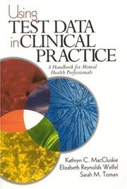 Using test data in clinical practice : a handbook for mental health professionals