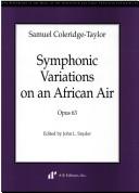 Cover of: Samuel Coleridge-Taylor | J. L. Snyder