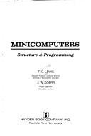 Cover of: Minicomputers Structure and Programming