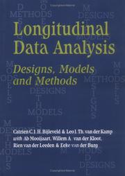 Longitudinal data analysis : designs, models and methods