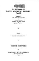 Handbook of Latin American Studies by Dolores Moyano Martin