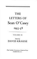Cover of: The letters of Sean O'Casey