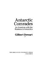Cover of: Antarctic comrades by Gilbert Dewart