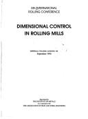 Dimensional control in rolling mills