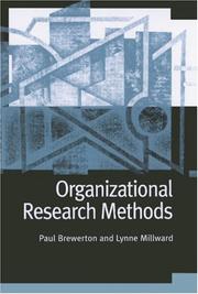 Organizational research methods : a guide for students and researchers